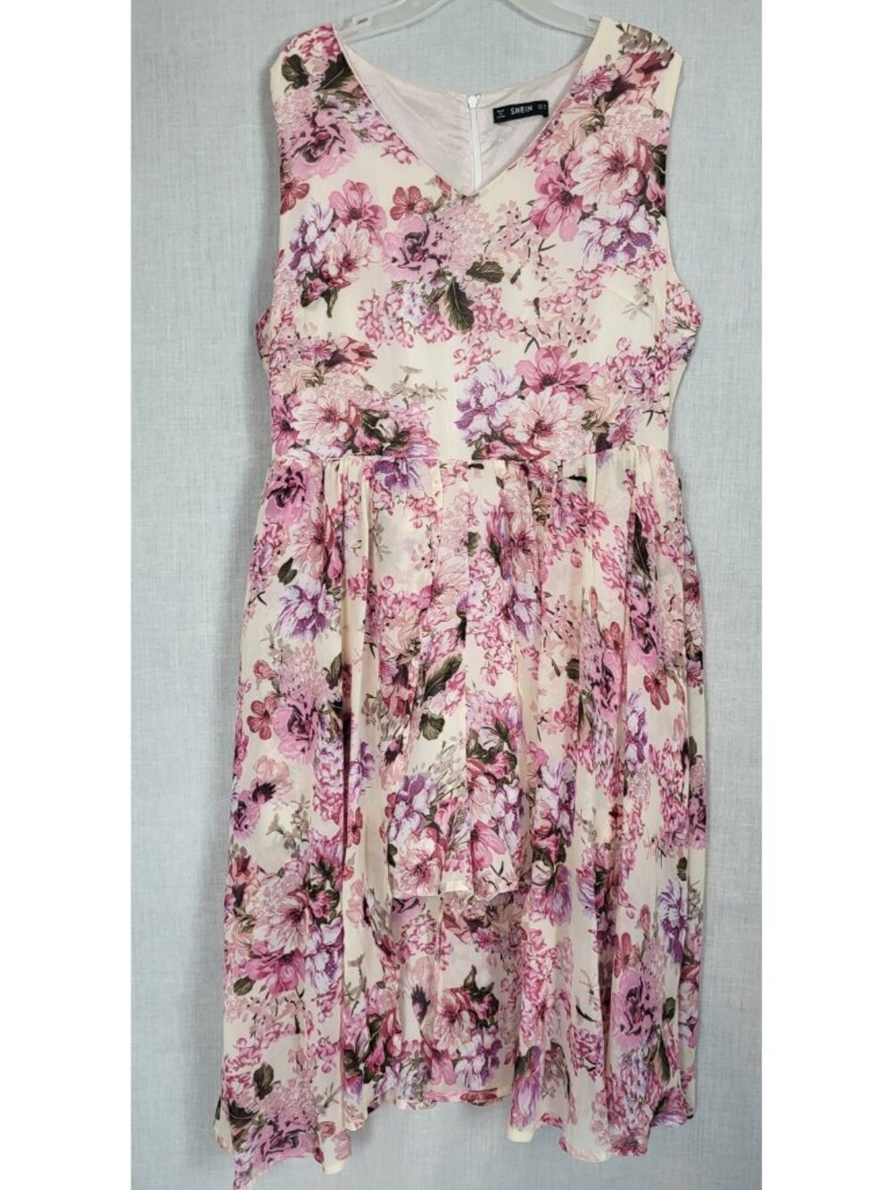 Sundress Floral Maxi Dress with Shorts Sz XL Romper NWOT Vacation Summer Spring